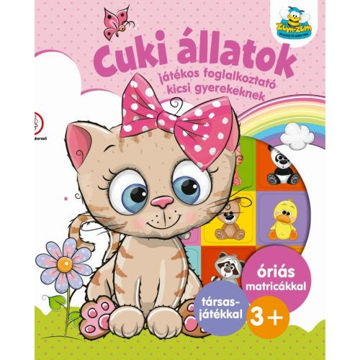 Cuki állatok - Játékos foglalkoztató kicsi gyerekeknek termékhez kapcsolódó kép