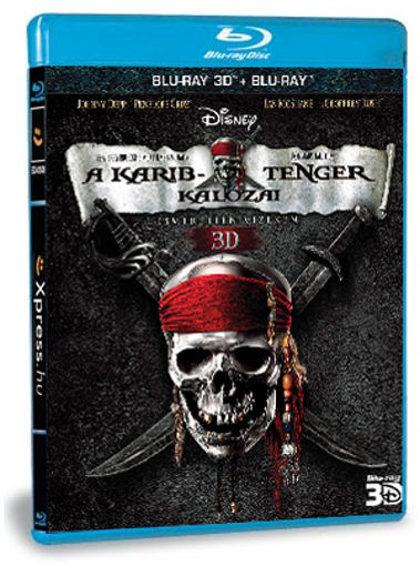 A Karib-tenger kalózai 4. – Ismeretlen vizeken (BD3D + BD) termékhez kapcsolódó kép