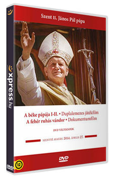 Szent II. János Pál - A béke pápája I-II. + A fehér ruhás vándor (3 DVD) termékhez kapcsolódó kép
