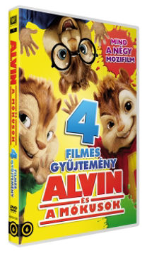 Alvin és a mókusok 1-4. gyűjtemény (4 DVD) termékhez kapcsolódó kép