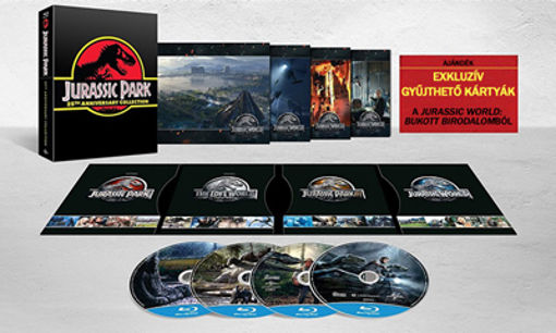 Jurassic Park 1-4. (25. évfordulós, limitált zenélő díszdoboz) termékhez kapcsolódó kép