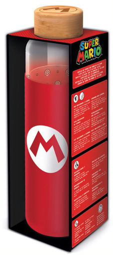 Üveg kulacs fa tetővel – Super Mario (585 ml) termékhez kapcsolódó kép