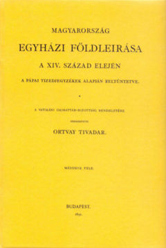 Magyarország egyházi földleírása a XIV. század elején termékhez kapcsolódó kép