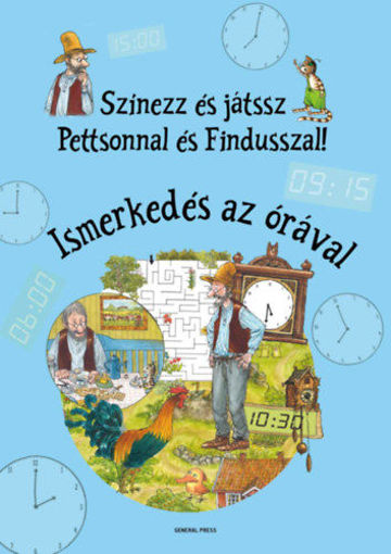 Színezz és játssz Pettsonnal és Findusszal! - Ismerkedés az órával termékhez kapcsolódó kép