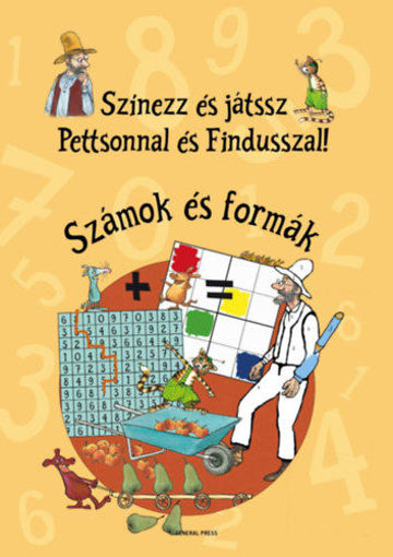 Színezz és játssz Pettsonnal és Findusszal! - Számok és formák termékhez kapcsolódó kép