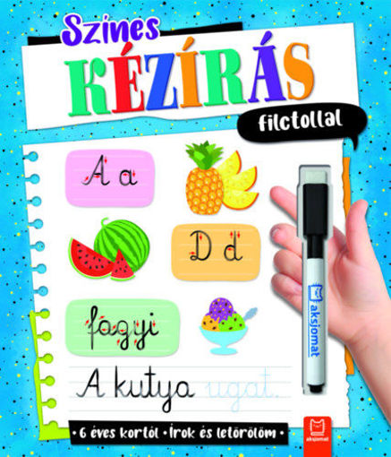 Színes kézírás filctollal - Írok és letörlöm - 6 éves kortól termékhez kapcsolódó kép