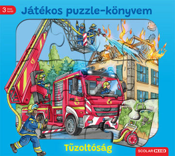 Játékos puzzle-könyvem: Tűzoltóság termékhez kapcsolódó kép