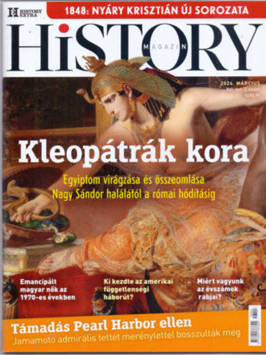 BBC History - 2026. XVI. évfolyam 3. szám - Március - Kleopátrák kora termékhez kapcsolódó kép