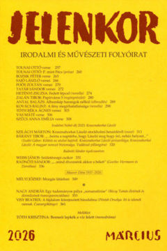 Jelenkor - Irodalmi és művészeti folyóirat - 2026. március termékhez kapcsolódó kép