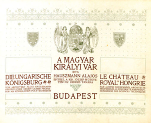 A magyar királyi vár - Reprint kiadás termékhez kapcsolódó kép