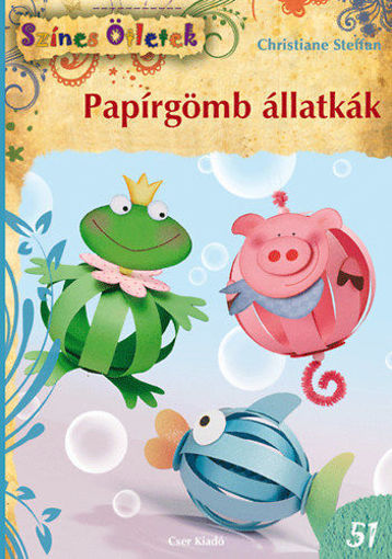 Papírgömb állatkák - Színes Ötletek 51. termékhez kapcsolódó kép