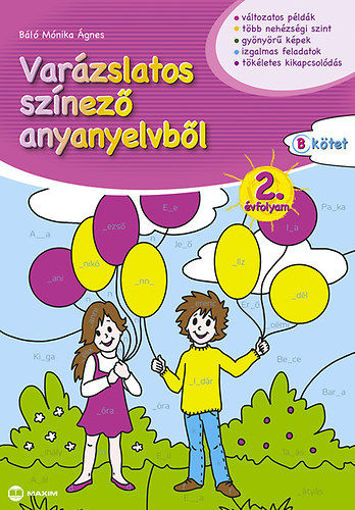 Varázslatos színező anyanyelvből 2. évfolyam B kötet termékhez kapcsolódó kép