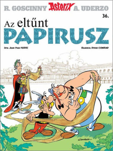 Asterix 36. - Az eltűnt papirusz termékhez kapcsolódó kép