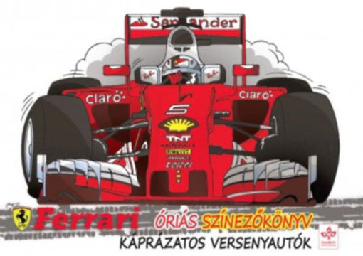 Káprázatos versenyautók - Ferrari óriás színezőkönyv termékhez kapcsolódó kép