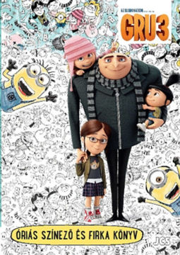 Gru 3. - Óriás színező és firka könyv termékhez kapcsolódó kép