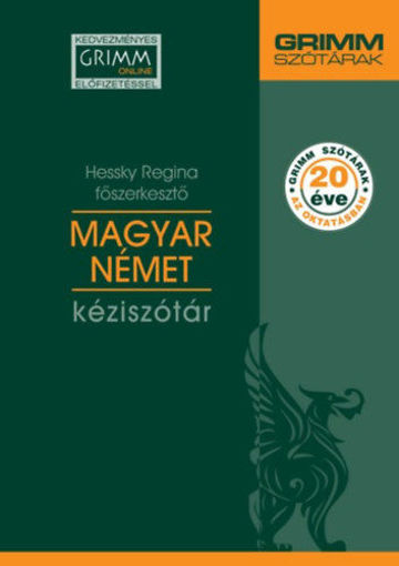 Magyar-német kéziszótár termékhez kapcsolódó kép