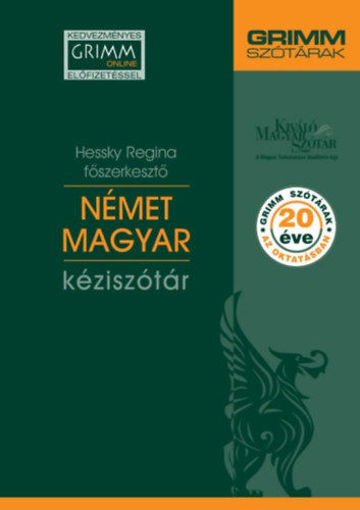 Német-magyar kéziszótár termékhez kapcsolódó kép