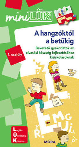 A hangzóktól a betűkig - LDI234 - Bevezető gyakorlatok az olvasási készség fejlesztéséhez kisiskolásoknak – 1. osztály - MiniLÜK termékhez kapcsolódó kép