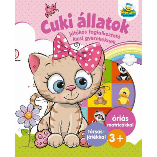 Cuki állatok - Játékos foglalkoztató kicsi gyerekeknek termékhez kapcsolódó kép