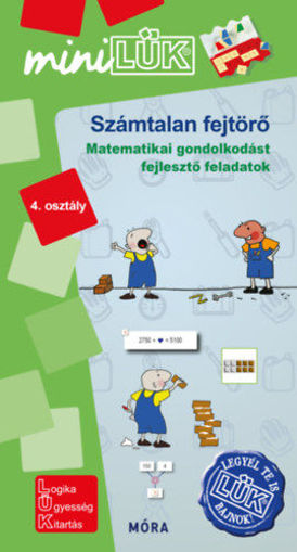 Számtalan fejtörő 4. osztály - Matematikai gondolkodást fejlesztő feladatok - MiniLÜK termékhez kapcsolódó kép