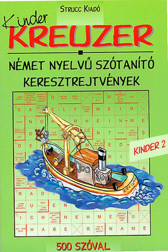 Kreuzer - Kinder 2. - 500 szóval - Német nyelvű szótanító keresztrejtvények termékhez kapcsolódó kép
