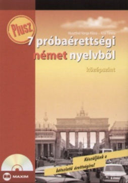 Plusz 7 próbaérettségi német nyelvből - Középszint -CD melléklettel termékhez kapcsolódó kép