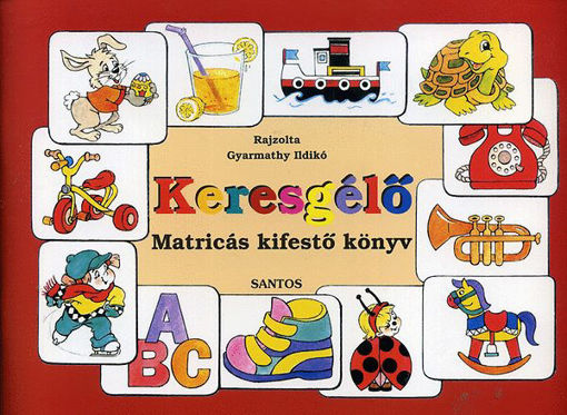 Keresgélő - Matricás kifestő könyv termékhez kapcsolódó kép