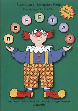 Repeta 2. - Rejtvények, feladatok 2. osztályt végzett gyerekeknek - Matrica melléklettel termékhez kapcsolódó kép