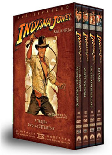 Indiana Jones kalandjai (4 DVD) termékhez kapcsolódó kép