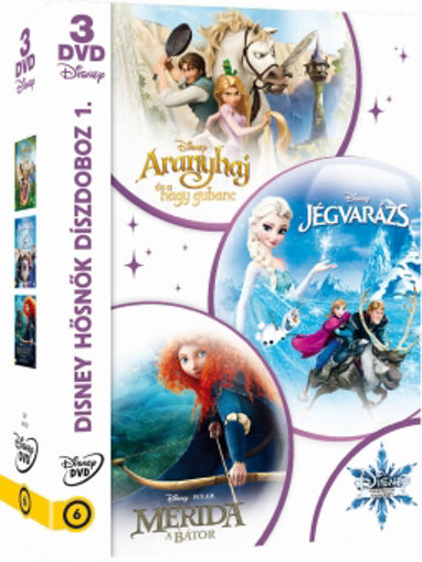 Disney hősnők díszdoboz 1. (Disney varázslatos karácsonya-sorozat) (3 DVD) termékhez kapcsolódó kép