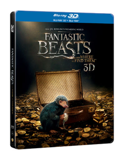 Legendás állatok és megfigyelésük  - limitált, fémdobozos változat (BD+3DBD) (steelbook) termékhez kapcsolódó kép