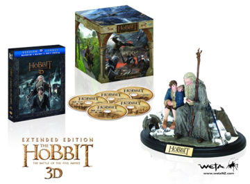 A hobbit: Az öt sereg csatája - bővített, extra változat (2 BD3D+3 BD) - limitált, ajándékdobozos változat termékhez kapcsolódó kép