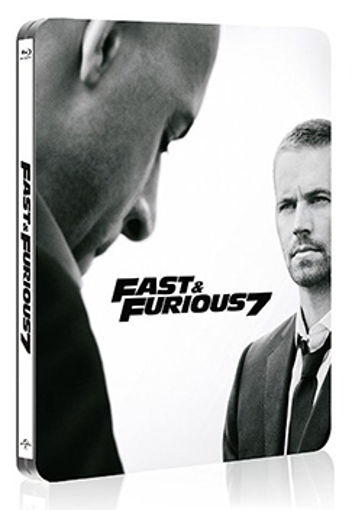 Halálos iramban 7. (mozi- és bővített változat) - limitált, fémdobozos változat (Paul Walker és Vin Diesel változat) (steelbook) termékhez kapcsolódó kép