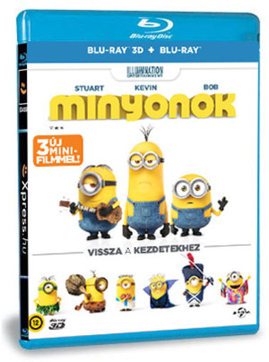Minyonok (BD3D+BD) termékhez kapcsolódó kép