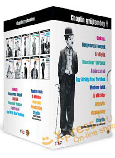 Chaplin gyűjtemény - 10+1 film (18 DVD) termékhez kapcsolódó kép