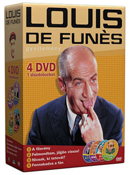 Louis de Funes gyűjtemény (4 DVD) termékhez kapcsolódó kép