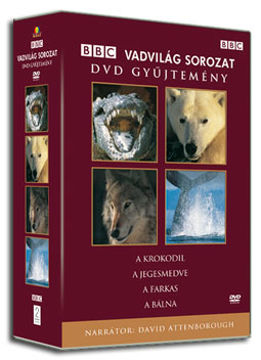 BBC Vadvilág sorozat 2. (Krokodil, Jegesmedve, Farkas, Bálna) (4 DVD) termékhez kapcsolódó kép
