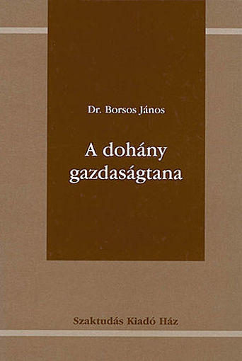 A dohány gazdaságtana termékhez kapcsolódó kép