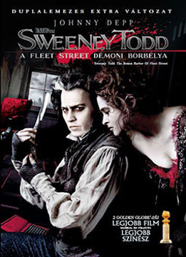 Sweeney Todd - A Fleet Street démoni borbélya - duplalemezes extra változat (2 DVD)  termékhez kapcsolódó kép