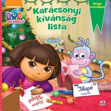 Dóra, a felfedező - Karácsonyi kívánság lista - Angol szavakkal termékhez kapcsolódó kép