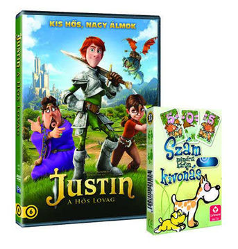 Justin, a hős lovag (ajándék kártyajátékkal) termékhez kapcsolódó kép