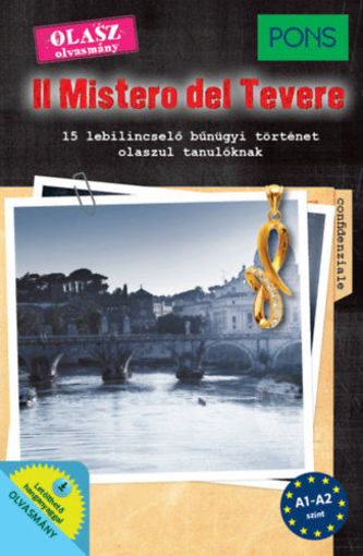 PONS Il Mistero del Tevere - 15 lebilincselő bűnügyi történet olaszul tanulóknak termékhez kapcsolódó kép