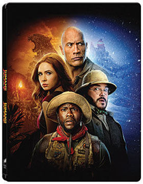 Jumanji 1-2. - limitált, fémdobozos változat (steelbook) termékhez kapcsolódó kép
