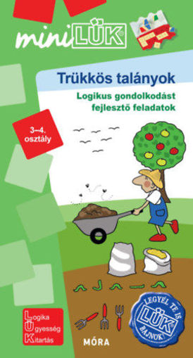 Trükkös talányok - LDI571 - Logikai gondolkodást fejlesztő feladatok - 3-4. osztály - MiniLÜK termékhez kapcsolódó kép