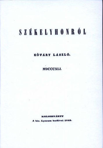 Székelyhonról termékhez kapcsolódó kép