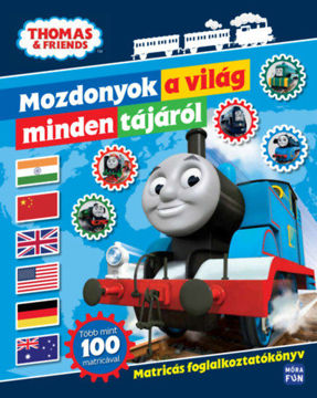 Thomas - Mozdonyok a világ minden tájáról - Matricás foglalkoztatókönyv termékhez kapcsolódó kép
