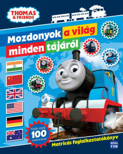 Thomas - Mozdonyok a világ minden tájáról - Matricás foglalkoztatókönyv termékhez kapcsolódó kép