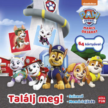 Mancs őrjárat - Találj meg! - Színező és memóriajáték egyben - 64 darab memóriakártyával! termékhez kapcsolódó kép