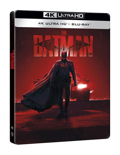 Batman (2022) (UHD + 2 BD) - limitált, fémdobozos változat ("Batmobile Head Lights" steelbook) termékhez kapcsolódó kép