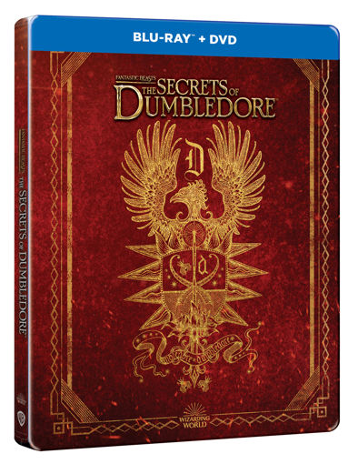 Legendás állatok és megfigyelésük - Dumbledore titkai (BD + DVD) - limitált, fémdobozos változat ("Crest" steelbook) termékhez kapcsolódó kép